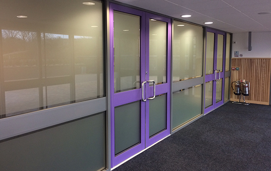 Record Manual Swing door commercial interior